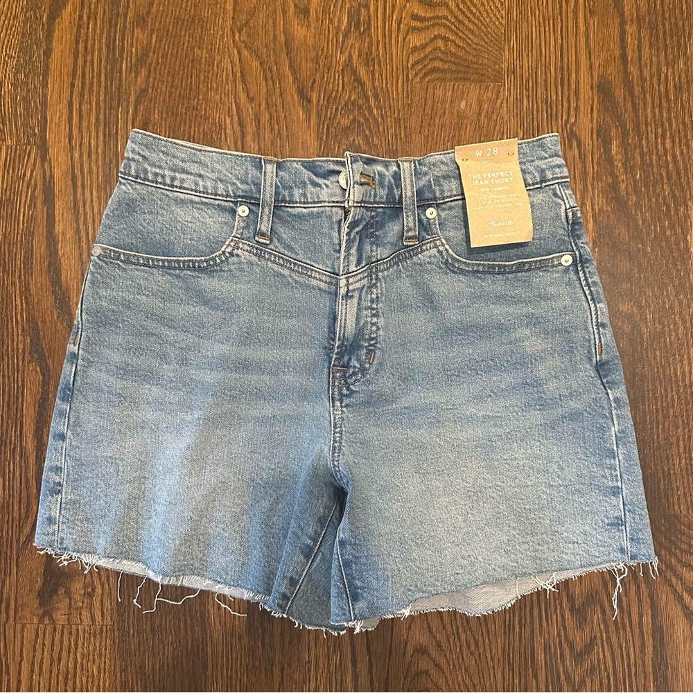 Madewell the perfect vintage Jean short NWT 28